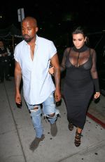 KIM KARDASHIANS and Kanye West Leaves Kylie