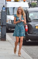KIMBERLEY GARNER Out and About in London 08/17/2015