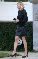 KIRSTEN DUNST Leaves Her House in Toluca Lake 08/24/2015