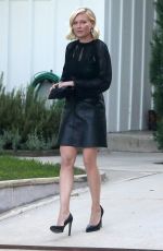 KIRSTEN DUNST Leaves Her House in Toluca Lake 08/24/2015