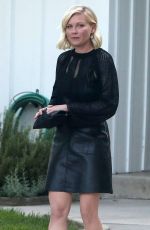 KIRSTEN DUNST Leaves Her House in Toluca Lake 08/24/2015
