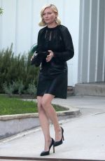 KIRSTEN DUNST Leaves Her House in Toluca Lake 08/24/2015