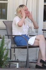 KIRSTEN DUNST Out for Lunch in Los Angeles 08/27/2015