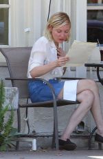 KIRSTEN DUNST Out for Lunch in Los Angeles 08/27/2015