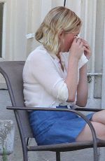 KIRSTEN DUNST Out for Lunch in Los Angeles 08/27/2015
