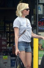 KIRSTEN DUNST Out Shopping in Los Angeles 08/25/2015