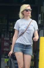 KIRSTEN DUNST Out Shopping in Los Angeles 08/25/2015