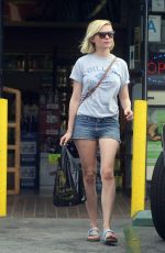 KIRSTEN DUNST Out Shopping in Los Angeles 08/25/2015