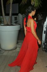 KOURTNEY KARDASHIAN Out for Dinner in St. Barts 08/21/2015
