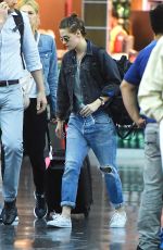 KRISTEN STEWART at John F. Kennedy International Airport in New York 08/08/2015