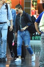 KRISTEN STEWART at John F. Kennedy International Airport in New York 08/08/2015