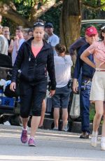 KRISTEN STEWART on Set of Her Latest Film in Los Angeles 08/21/2015