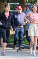 KRISTEN STEWART on Set of Her Latest Film in Los Angeles 08/21/2015