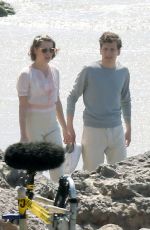KRISTEN STEWART on the Set of New Woody Allen