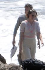 KRISTEN STEWART on the Set of New Woody Allen