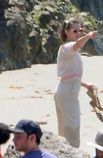 KRISTEN STEWART on the Set of New Woody Allen