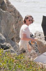 KRISTEN STEWART on the Set of New Woody Allen