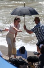 KRISTEN STEWART on the Set of New Woody Allen