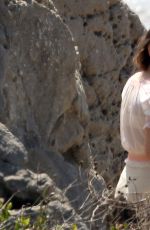 KRISTEN STEWART on the Set of New Woody Allen