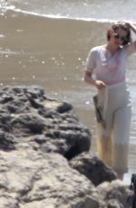 KRISTEN STEWART on the Set of New Woody Allen