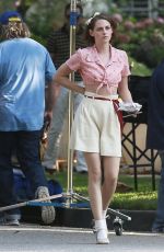 KRISTEN STEWART on the Set of New Woody Allen