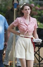 KRISTEN STEWART on the Set of New Woody Allen