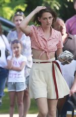 KRISTEN STEWART on the Set of New Woody Allen