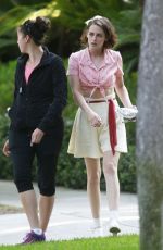 KRISTEN STEWART on the Set of New Woody Allen