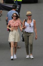 KRISTEN STEWART on the Set of the New Woody Allen Movie 08/25/2015