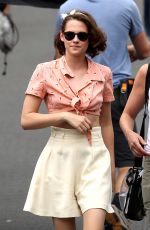 KRISTEN STEWART on the Set of the New Woody Allen Movie 08/25/2015