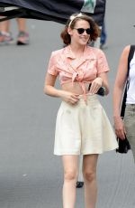 KRISTEN STEWART on the Set of the New Woody Allen Movie 08/25/2015
