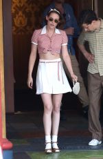 KRISTEN STEWART on the Set of the New Woody Allen Movie 08/25/2015