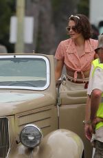 KRISTEN STEWART on the Set of the New Woody Allen Movie 08/25/2015