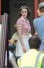 KRISTEN STEWART on the Set of the New Woody Allen Movie 08/25/2015