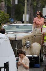 KRISTEN STEWART on the Set of the New Woody Allen Movie 08/25/2015