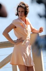 KRISTEN STEWART on the Set of the New Woody Allen Movie in Los Angeles 08/24/2015
