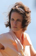 KRISTEN STEWART on the Set of the New Woody Allen Movie in Los Angeles 08/24/2015