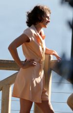 KRISTEN STEWART on the Set of the New Woody Allen Movie in Los Angeles 08/24/2015