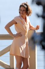 KRISTEN STEWART on the Set of the New Woody Allen Movie in Los Angeles 08/24/2015