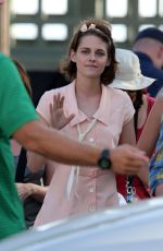 KRISTEN STEWART on the Set of the New Woody Allen Movie in Los Angeles 08/24/2015