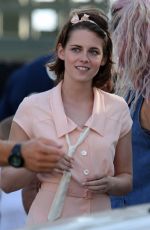 KRISTEN STEWART on the Set of the New Woody Allen Movie in Los Angeles 08/24/2015