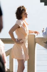 KRISTEN STEWART on the Set of the New Woody Allen Movie in Los Angeles 08/24/2015