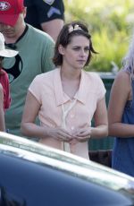 KRISTEN STEWART on the Set of the New Woody Allen Movie in Los Angeles 08/24/2015