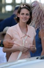 KRISTEN STEWART on the Set of the New Woody Allen Movie in Los Angeles 08/24/2015