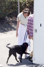KRISTEN STEWART on the Set of Woody Allen
