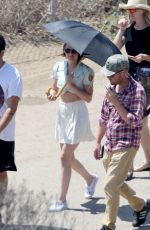 KRISTEN STEWART on the Set of Woody Allen