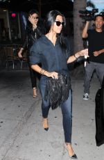 KYLIE JENNER and COURTNEY KARDASHIAN Leaves Go Greek in Beverly Hills 08/05/2015