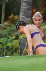 KYLIE JENNER and PIA MIA PEREZ in Bikinis in Punta Mita 08/10/2015