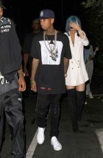 KYLIE JENNER Arrives at 1Oak in Los Angeles 08/28/2015