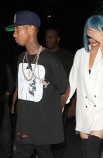 KYLIE JENNER Arrives at 1Oak in Los Angeles 08/28/2015